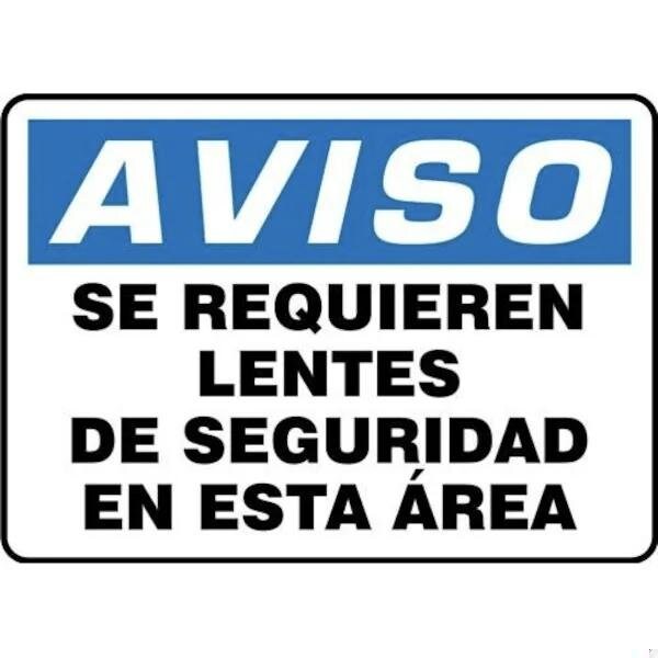 Accuform OSHA NOTICE Safety Sign SAFETY SHMPPE854VS SHMPPE854VS - main